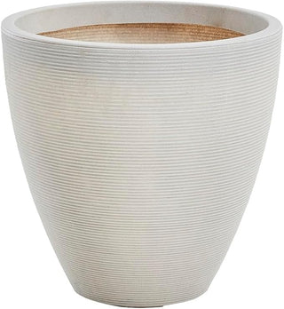 Ribbed Stone Effect Planter