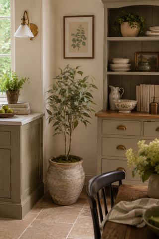 Faux Eucalyptus Tree 115cm