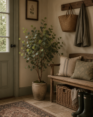 Faux Eucalyptus Tree 140cm