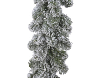 Snowy Cedar Christmas Garland Green 9ft / 275cm