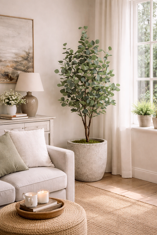 Faux Eucalyptus Tree 140cm
