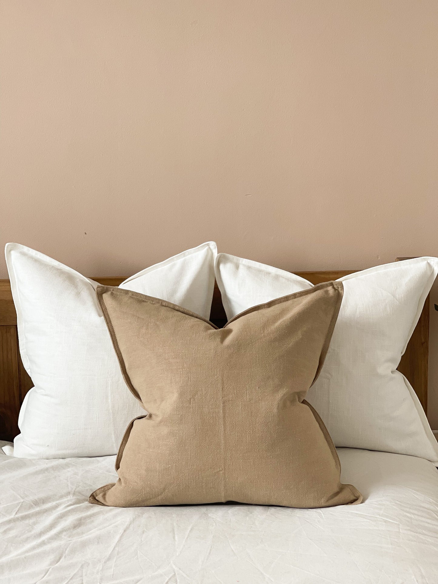 White Linen Cushion 45 X 45cm
