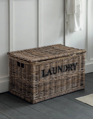 Dark & Lights Rattan Laundry Chest